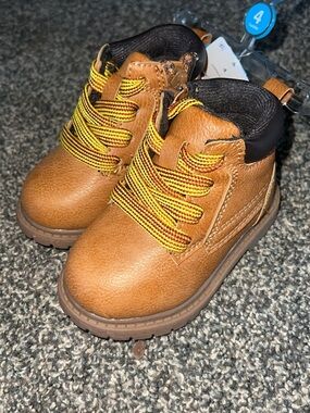 Carter's Brown Toddler Lace-Up Boots